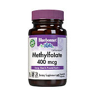 Витамины и минералы Bluebonnet Cellular Active Methylfolate 400 mcg, 60 вегакапсул