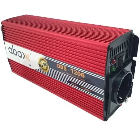 Чистий синус перетворювач ABAX OBS-1206, що має правильну схему згладжування для напруги 1200 W 600W