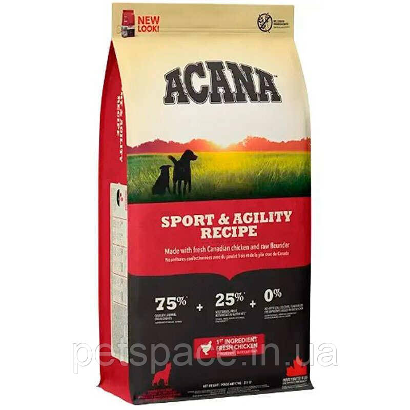 Корм Acana Sport&Agility (Акана Спорт & Аджиліті для активних собак) 17кг.