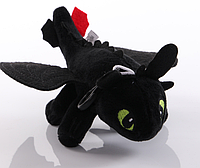 Мягкая игрушка брелок Дракон Беззубик ночная фурия Как приручить дракона 18 см