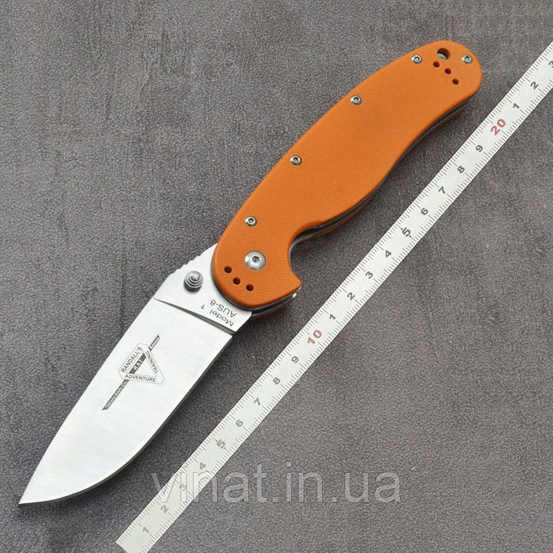 Ніж Ontario Rat Folder Model 1 China помаранчевий