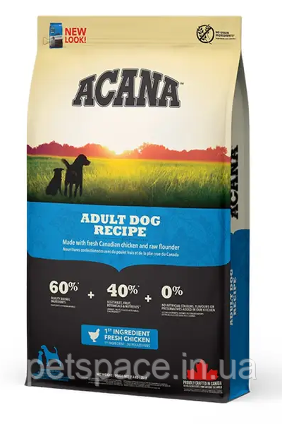 Корм Acana Adult Dog (Акана для дорослих собак) 17кг.