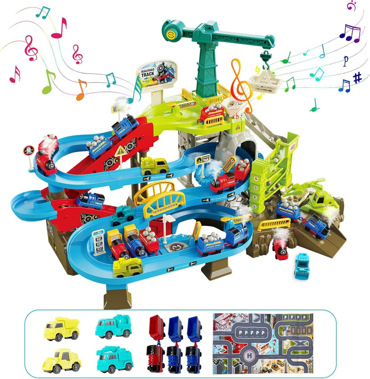 Автотрек паркування для машинок (звук, рухомі деталі, 65х36х41, 5см) Т 911 А