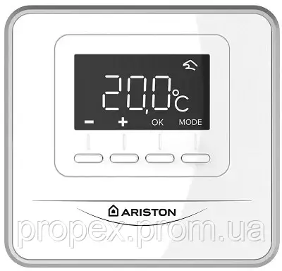 Беспроводной комнатный термостат CUBE WHITE RF (белый) ARISTON - фото 2 - id-p2013243536