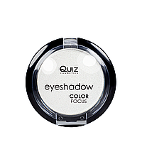 Одинарные тени для век Quiz Color Focus матовые и перламутровые, 100 pearl белый