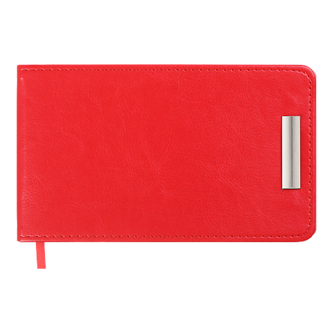 Тижневик данир 2024 кишеня SALERNO 153*87 червоний іскря, фото 1