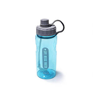 Пляшка для води 1200 мл. пластикова з трубочкою Fissman