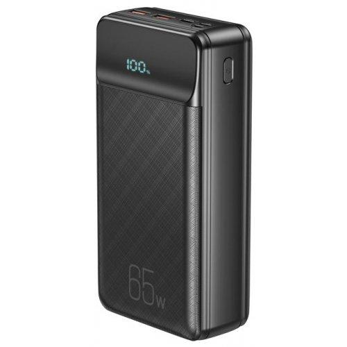 Портативний акумулятор — зовнішня батарея XO PR201 65 W 30000 mAh чорна, фото 1