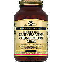 Solgar Солгар Triple Strength Glucosamine Chondroitin MSM (Глюкозамін, Хондроїтин, МСМ) таблетки №60