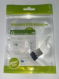 Бездротовий Mini USB адаптер Wi-Fi 6 AX286 (2,4 ГГц, 286 Мбіт/с, Windows 7/10/11)