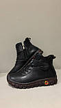 Зимові Лофери, найзручніше взуття, жіночі черевики, кросівки, розмір 36 чорний Код 00-0119, фото 2