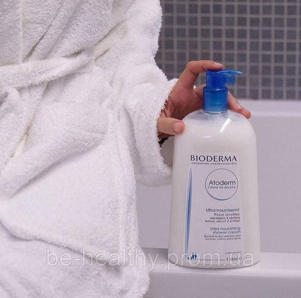 Крем для душа для нормальной и сухой чувствительной кожи, Bioderma Atoderm, Shower Cream, 1 л - фото 5 - id-p2013254458