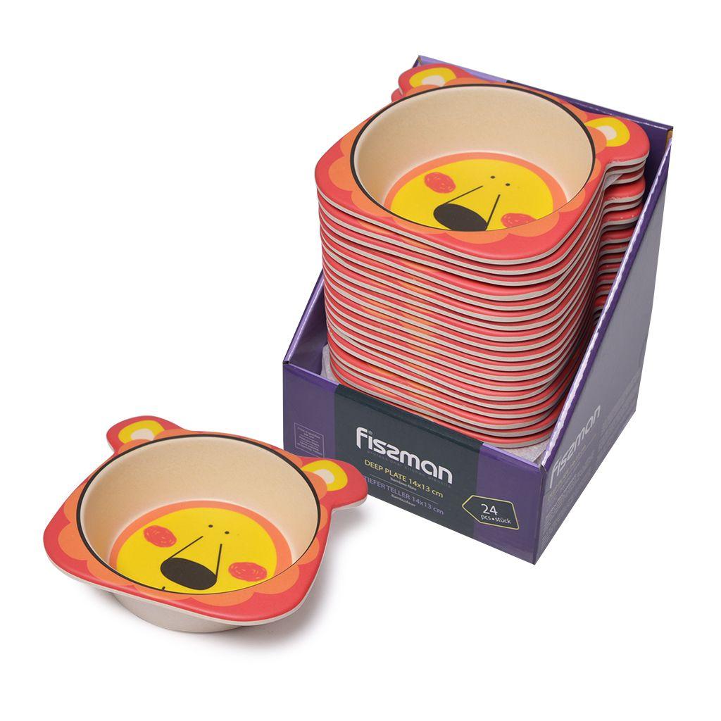 Тарілка глибока 14х13см "Лявок" (Бамбукове волокно), фото 1