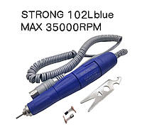 Електричний мікромотор Strong 102l Blue, фрезер Strong 102l Blue