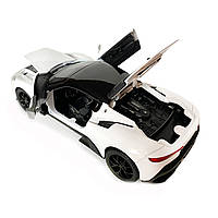 Іграшкова машинка металева Maserati MG20, Мазераті, біла, звук, світло, інерція, откр двері, капот, Автоексперт, 1:32,14,5*7,5*4см, фото 6