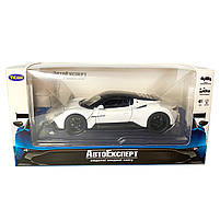 Іграшкова машинка металева Maserati MG20, Мазераті, біла, звук, світло, інерція, откр двері, капот, Автоексперт, 1:32,14,5*7,5*4см, фото 8