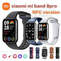 Xiaomi Mi Band 8 Pro Smart Bracelet 1.74 AMOLED екран Miband GPS Blood Oxygen Fitness Traker SmartWatch NFC