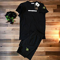 SDF Мужская футболка и шорты Stone Island Premium КАЧЕСТВО / стоник стоун айленд чоловіча футболка поло