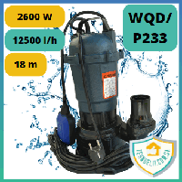 Каналізаційний дренажний насос фекальний для каналізації для відкачування брудної води з підвалу WQD/P233