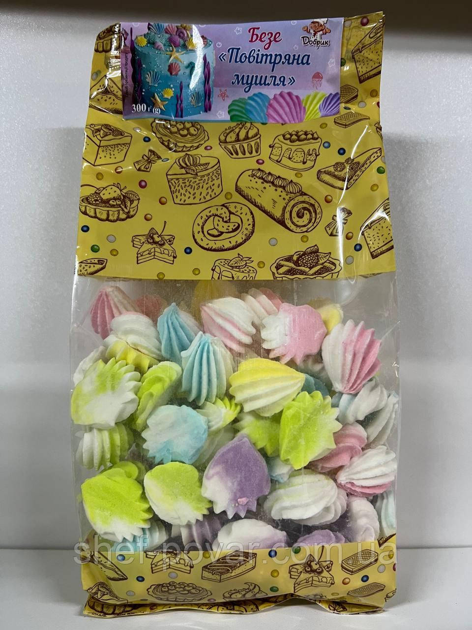 Безе "Водушна мушля" ТМ "Добрик" 300 г., фото 1