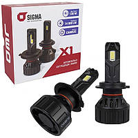 Автомобильные светодиодные лампы SIGMA LED X1 H7 65W 12V 14000Lm 6000K CANBUS (комплект 2шт)