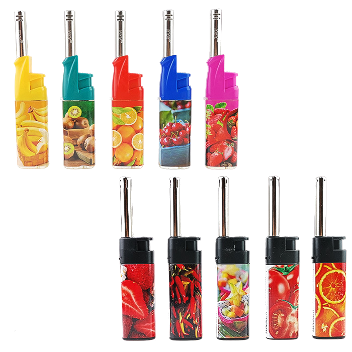 Зажигалка бытовая пьезо для кухни Фрукты Овощи 25шт/блок (ID#2013299791 ...