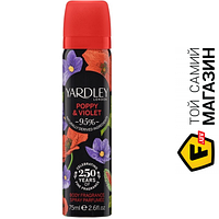 Дезодорант Yardley London Poppy & Violet 75мл (5056179301245)