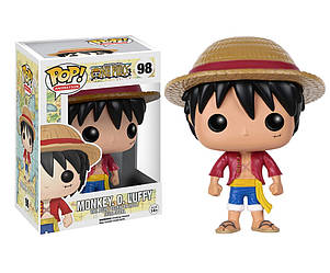 Ван пис One Piece Monkey D. Luffy Мавпа Д. Луффі Funko Pop фанко поп Солом'яний капелюх аніме вінілова фігурка № 98