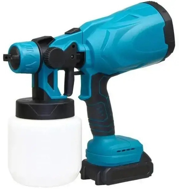 Акумуляторний фарбопульт AT-SG24012 з регулюванням ширини 24v з двома акумуляторами, фото 1