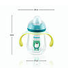 Пляшка для годування з ручками 260 мл (пластик), фото 3