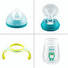 Пляшка для годування з ручками 260 мл (пластик), фото 4