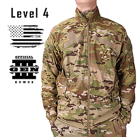 Куртка, Розмір: Large Regular, ECWCS Gen III Level 4, Колір: MultiCam