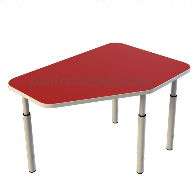 Класичний прямокутний стіл, у якого просто зрізаємо один кут.