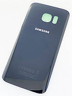 Задняя крышка для Samsung G930F Galaxy S7, черная, оригинал