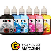 Набор чернил Barva Epson T673 B/C/M/Y/LC/LM, 6x90г (L800-090-MP) Cyan, Magenta, Yellow, Black, Light Cyan,