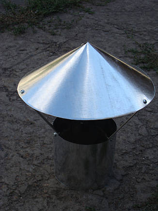 Грибочок для димоходу оцинкований, d 110 мм, фото 4
