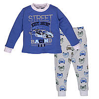 Пижама для мальчика Татошка 0106302мер интерлок голубой 86
