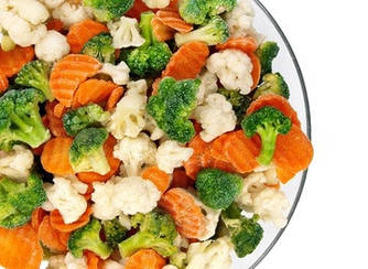 Суміш овочева Дитяча заморожена,упаковка 2,5 кг