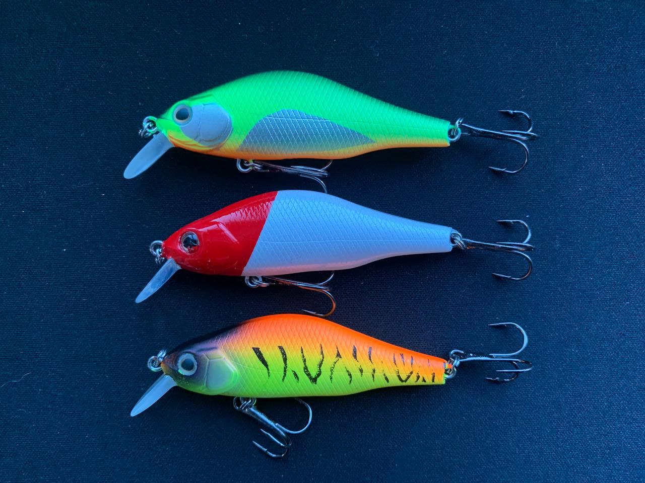 Набір Воблер Fishing Khamsin 70SP-SR 70mm 9.5g (набір 3шт)