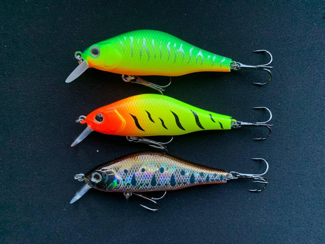 Набір Воблер Fishing Khamsin 70SP-SR 70mm 9.5g (набір 3шт)