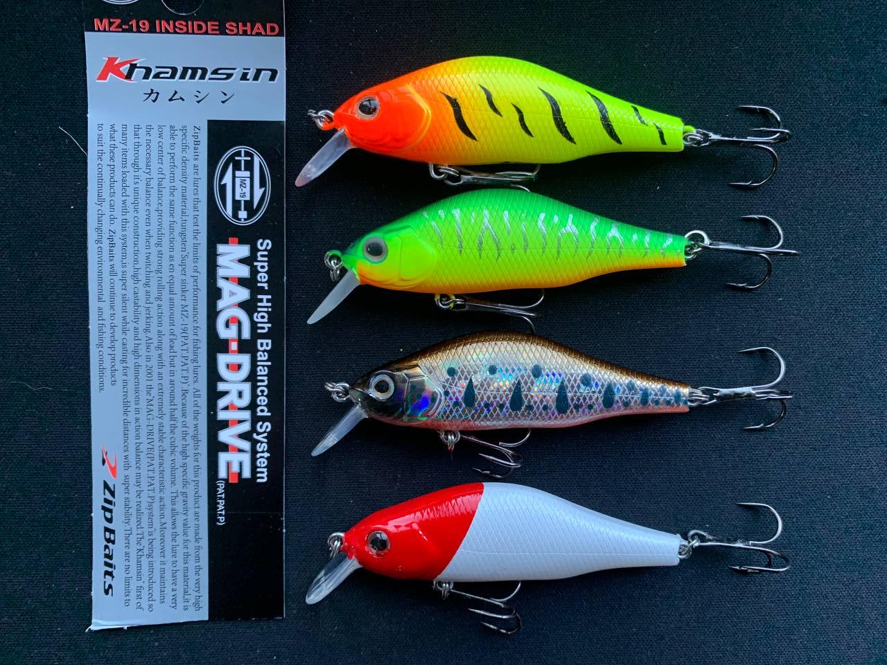 Набір Воблер Fishing Khamsin 70SP-SR 70mm 9.5g (набір 4шт)
