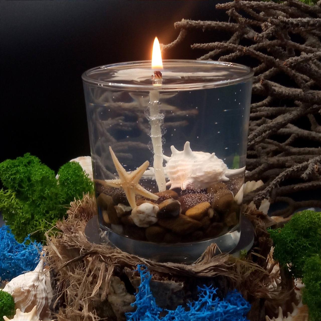 Декоративна гелева свічка Чародійка морська, фото 1
