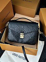 Louis Vuitton Pochette Métis Monogram Black 24 х 18 х 9 см женские сумочки и клатчи высокое качество