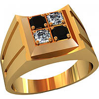Кольцо мужское перстень мужская золотая печатка мужской перстень с камнями кольцо из золота 925 пробы