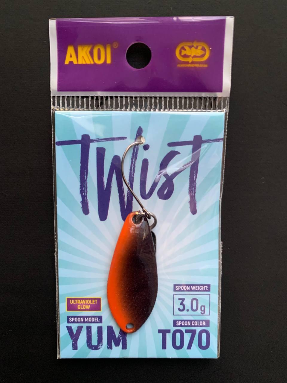 Блешня  обертова  блешня на форель Twist 3.0g