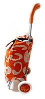 Тачка сумка з коліщатками-кравчучка 96 см MH-1900 жовтогаряча, фото 3