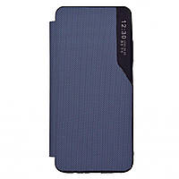 Чехол-книжка Business Fabric для Samsung A03s 2021 A037F Цвет 3, Blue