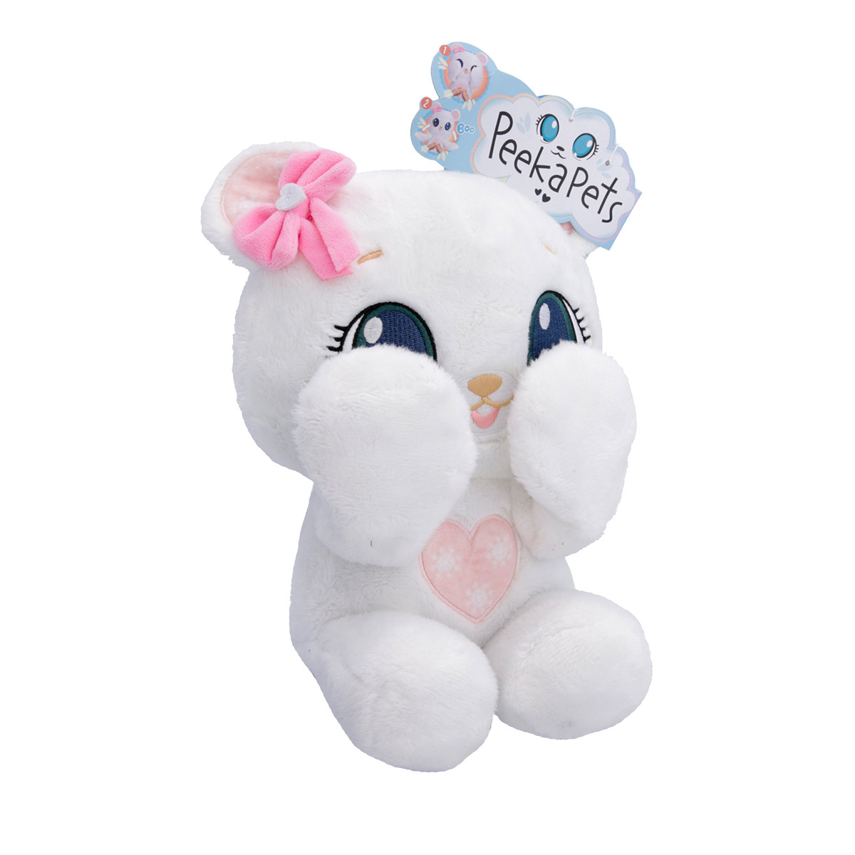 М’яка іграшка Peekapets IMC Toys – Білий ведмедик 907874