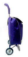 Тачка сумка з коліщатками-кравчучка метал 94 см MH-2079 фіолетова, фото 3