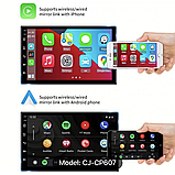 Автомагнітола MP5 CJ CP607 BT Android CARPLAYER 4G-32G 2din, Магнітола в автомобіль, фото 5